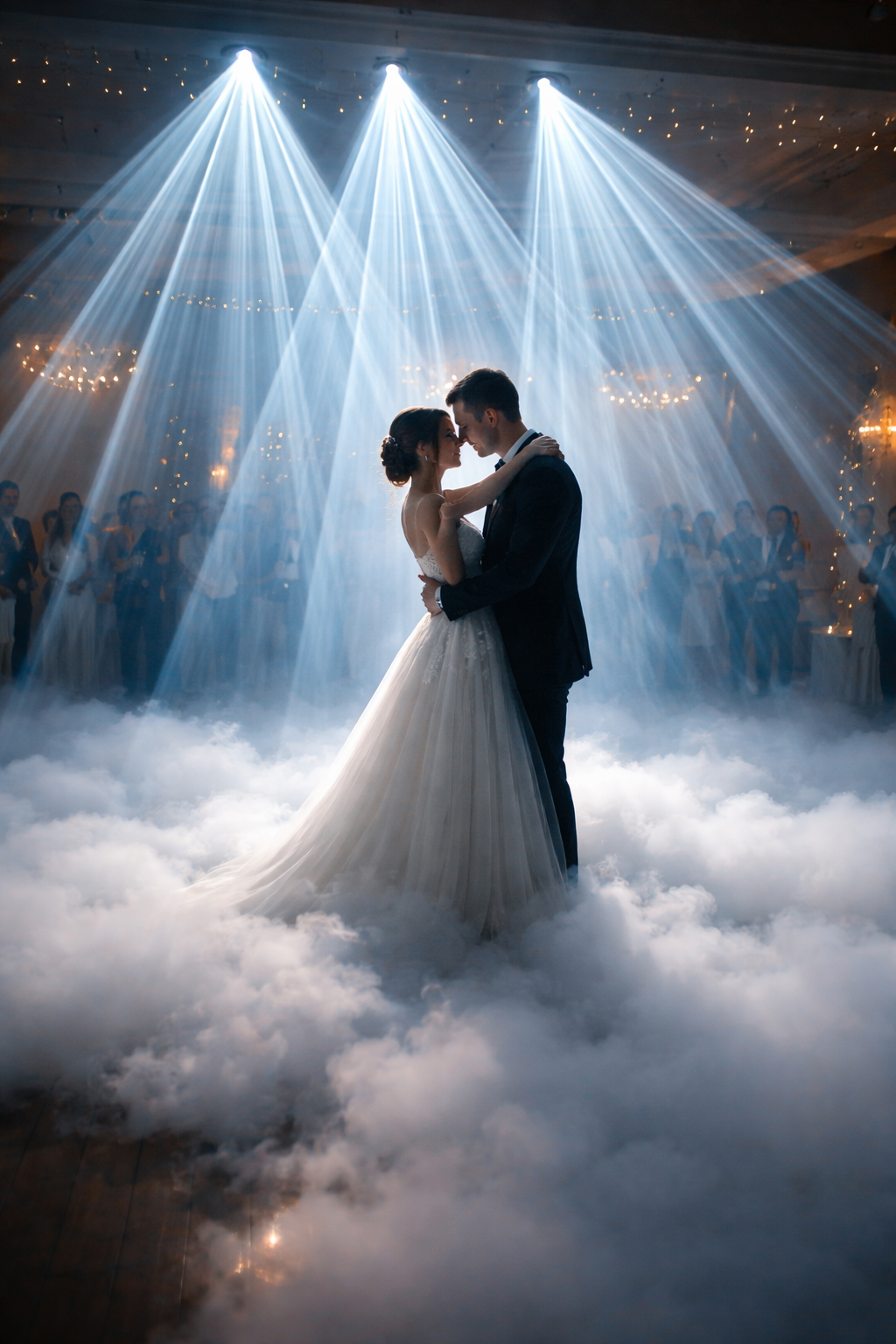 Szczęśliwi ludzie na weselu